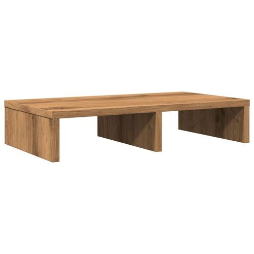 Skærmholder 50x27x10 cm konstrueret træ kunsteg