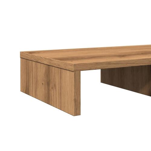 Skærmholder 50x27x10 cm konstrueret træ kunsteg