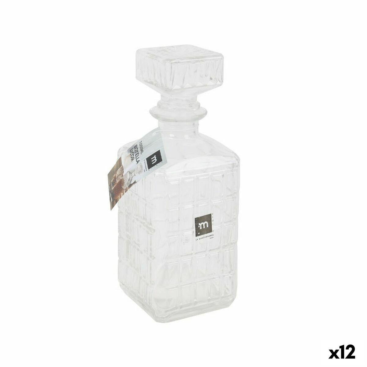 Glasflaske 1 l - likør (12 stk.)