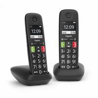 Trådløs telefon Gigaset E290 Duo Sort