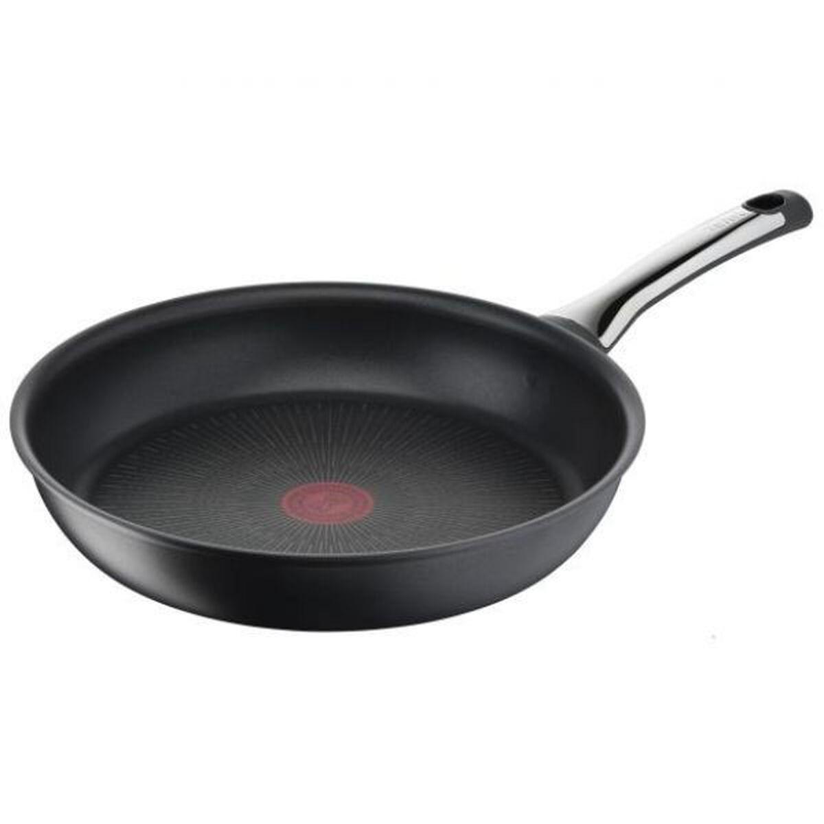 Stegepande Tefal Sort Sølvfarvet Aluminium Ø 28 cm