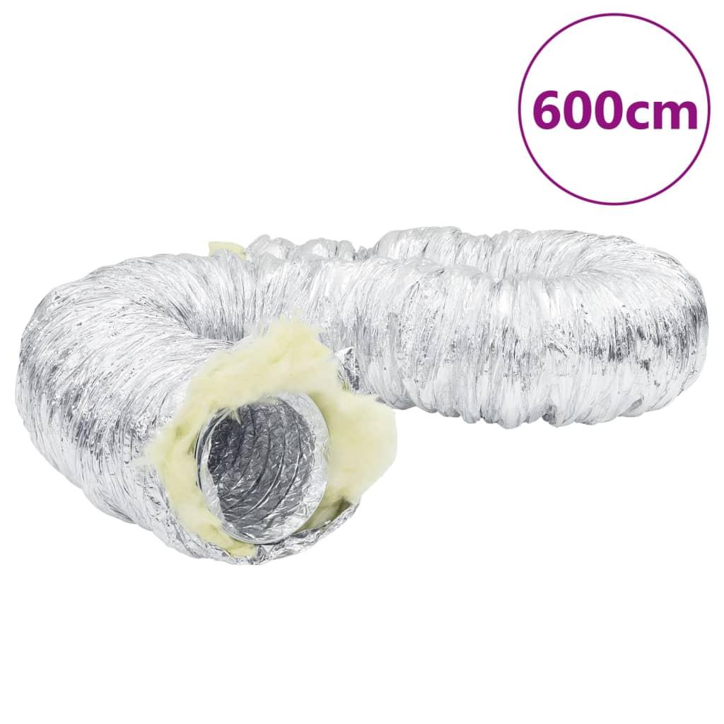 Ventilationsslange 6 m Ø12,5 cm isoleret aluminium
