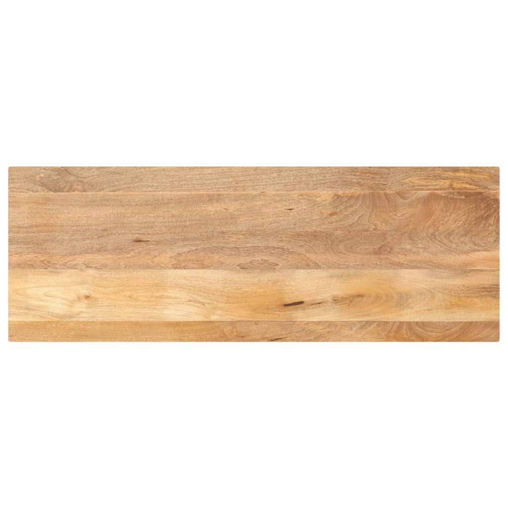 Bordplade 140x50x3,8 cm rektangulær massivt mangotræ
