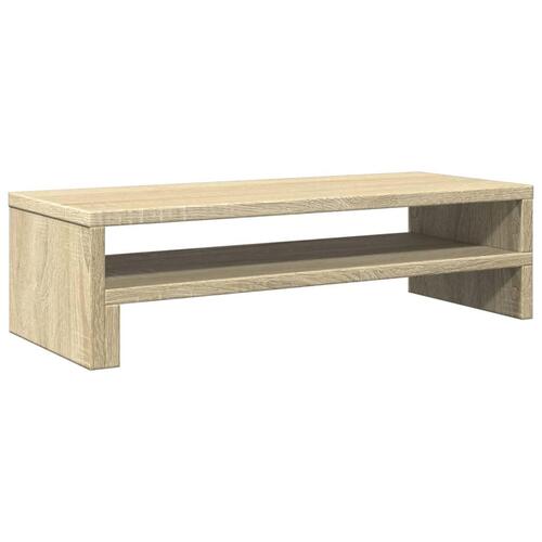 Skærmholder 54x22x15 cm konstrueret træ sonoma-eg