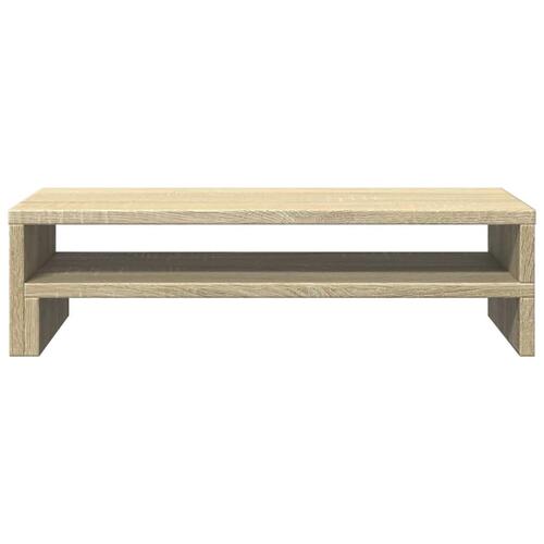 Skærmholder 54x22x15 cm konstrueret træ sonoma-eg