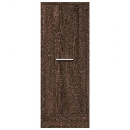 Apotekerskab 30×41×77,5 cm - konstrueret træ, brun egetræsfarve