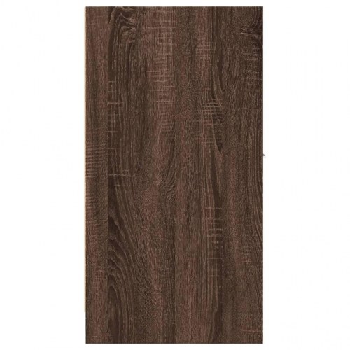 Apotekerskab 30×41×77,5 cm - konstrueret træ, brun egetræsfarve