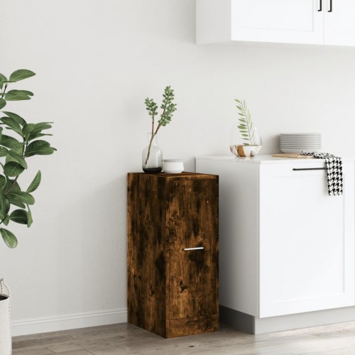 Apotekerskab 30×41×77,5 cm i konstrueret træ - røget egetræsfarve