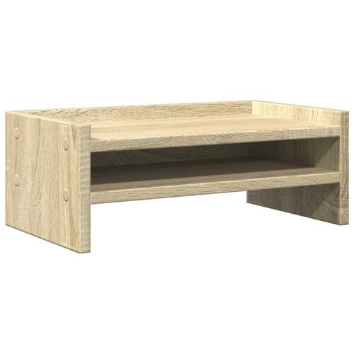 Skærmholder 42x24x16 cm konstrueret træ sonoma-eg