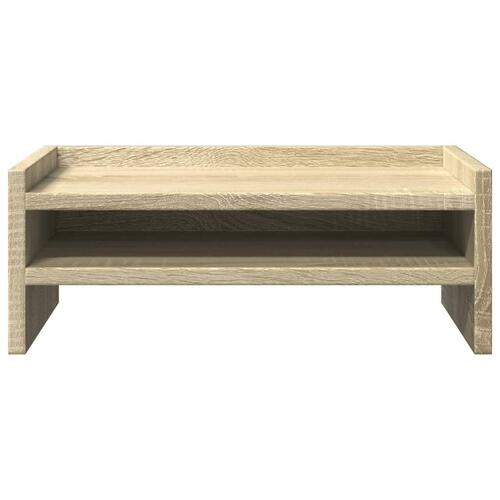 Skærmholder 42x24x16 cm konstrueret træ sonoma-eg