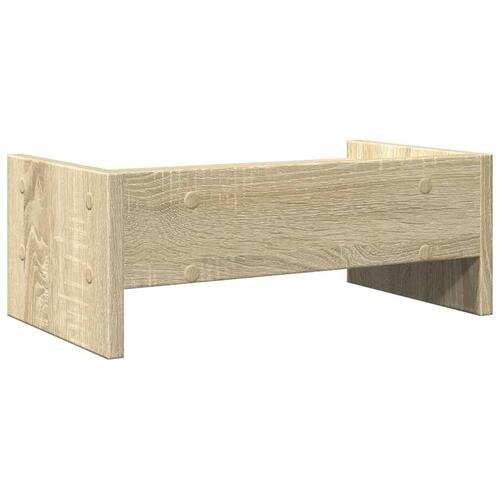 Skærmholder 42x24x16 cm konstrueret træ sonoma-eg