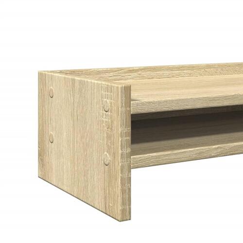 Skærmholder 42x24x16 cm konstrueret træ sonoma-eg