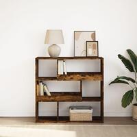 Bogreol/rumdeler 100x33x94,5 cm røget egetræsfarve
