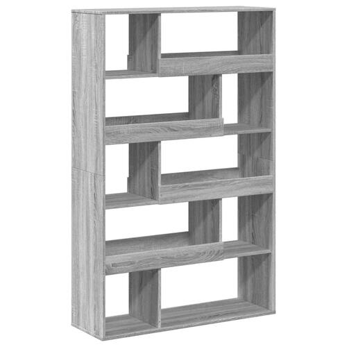 Bogreol 100x33x156,5 cm konstrueret træ grå sonoma-eg
