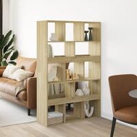 Rumdeler 100x33x156,5 cm konstrueret træ sonoma-eg