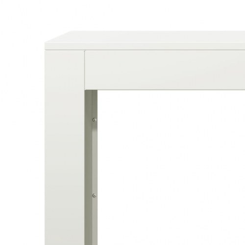 Brændestativ i stål - 100 × 40 × 60 cm, hvid