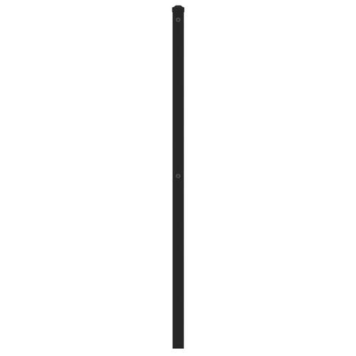Sengegavl 80 cm jern og konstrueret træ sonoma-eg