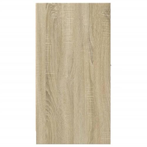 Udtræksskab 30x41x77,5 cm konstrueret træ sonoma-eg