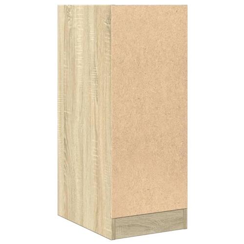 Udtræksskab 30x41x77,5 cm konstrueret træ sonoma-eg