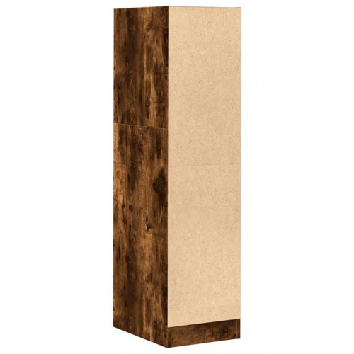 Apotekerskab 30 × 41 × 118 cm i konstrueret træ - røget egetræsfarve