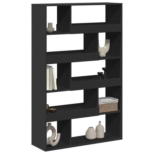 Bogreol 100x33x156,5 cm konstrueret træ sort