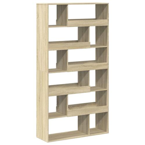 Rumdeler 100x33x187,5 cm konstrueret træ sonoma-eg