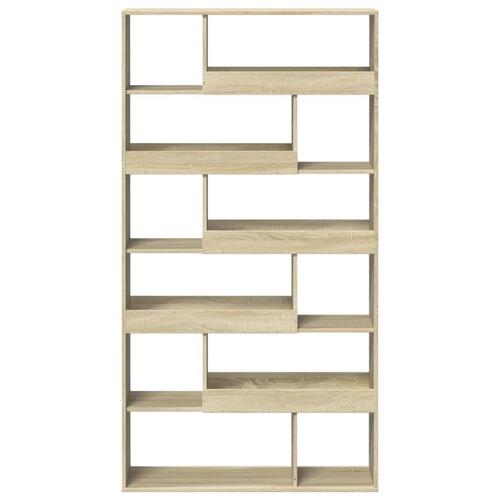 Rumdeler 100x33x187,5 cm konstrueret træ sonoma-eg