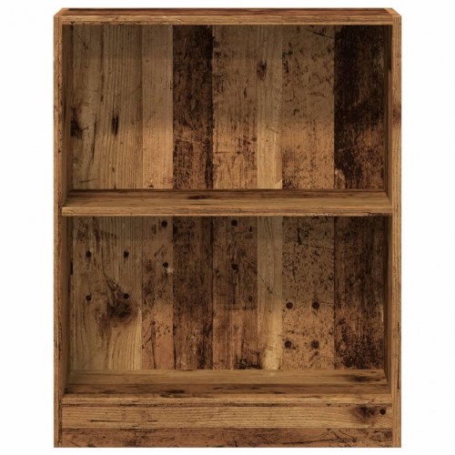 Bogreol 60×24×76 cm i konstrueret træ - antikt træ