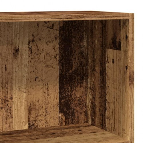 Bogreol 60×24×76 cm i konstrueret træ - antikt træ