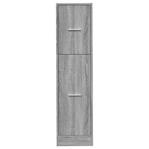 Apotekerskab 30×41×118 cm i konstrueret træ - grå sonoma-eg