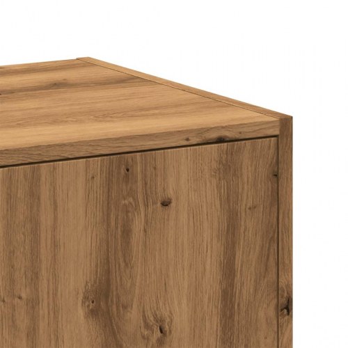 Apotekerskab 30 × 41 × 77,5 cm - konstrueret træ, egetræsfarve