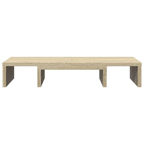 Skærmholder 60x24x10,5 cm konstrueret træ sonoma-eg