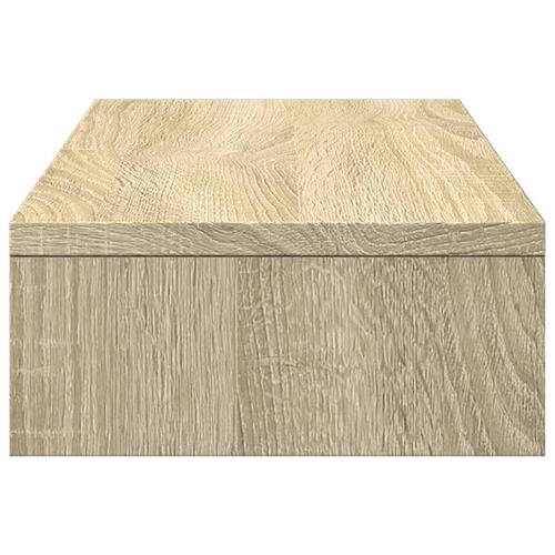 Skærmholder 60x24x10,5 cm konstrueret træ sonoma-eg