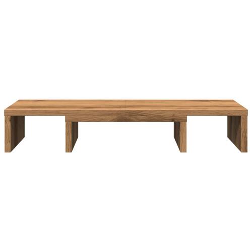 Skærmholder 60x24x10,5 cm konstrueret træ kunsteg
