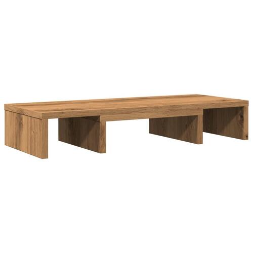 Skærmholder 60x24x10,5 cm konstrueret træ kunsteg
