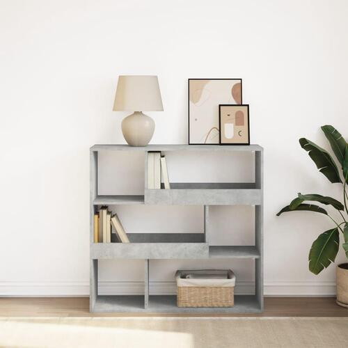 Bogreol/rumdeler 100x33x94,5 cm betongrå