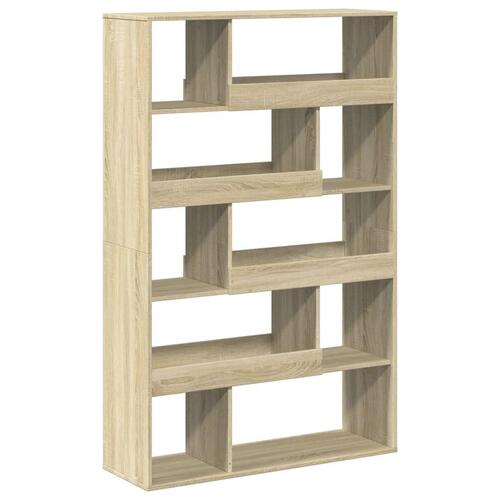 Bogreol 100x33x156,5 cm konstrueret træ sonoma-eg