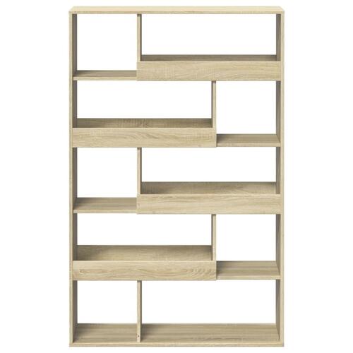 Bogreol 100x33x156,5 cm konstrueret træ sonoma-eg