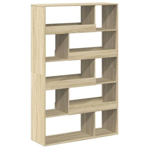 Bogreol 100x33x156,5 cm konstrueret træ sonoma-eg