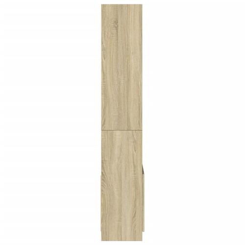 Højskab 63x33x180 cm konstrueret træ sonoma-eg