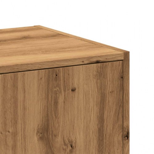 Apotekerskab 30 × 41 × 118 cm i konstrueret træ - sonoma eg