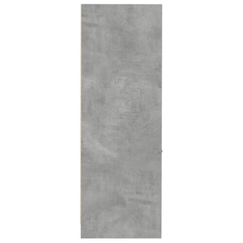 Apotekerskab 30x41x118 cm konstrueret træ betongrå