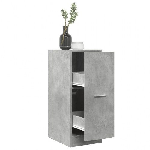Apotekerskab i konstrueret træ 30×41×77,5 cm - betongrå
