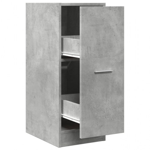 Apotekerskab i konstrueret træ 30×41×77,5 cm - betongrå