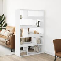 Bogreol 100x33x156,5 cm konstrueret træ hvid