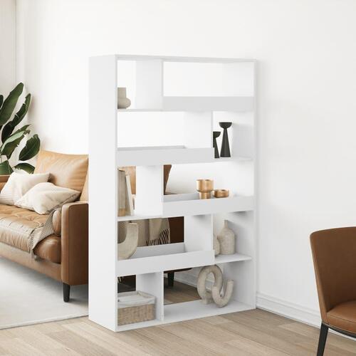Bogreol 100x33x156,5 cm konstrueret træ hvid
