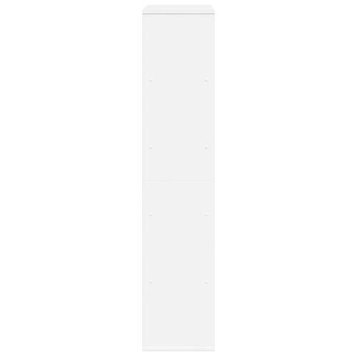 Bogreol 100x33x156,5 cm konstrueret træ hvid
