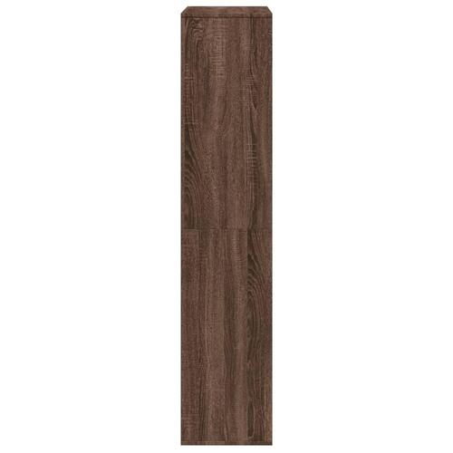 Bogreol 100x33x156,5 cm konstrueret træ brun egetræsfarve