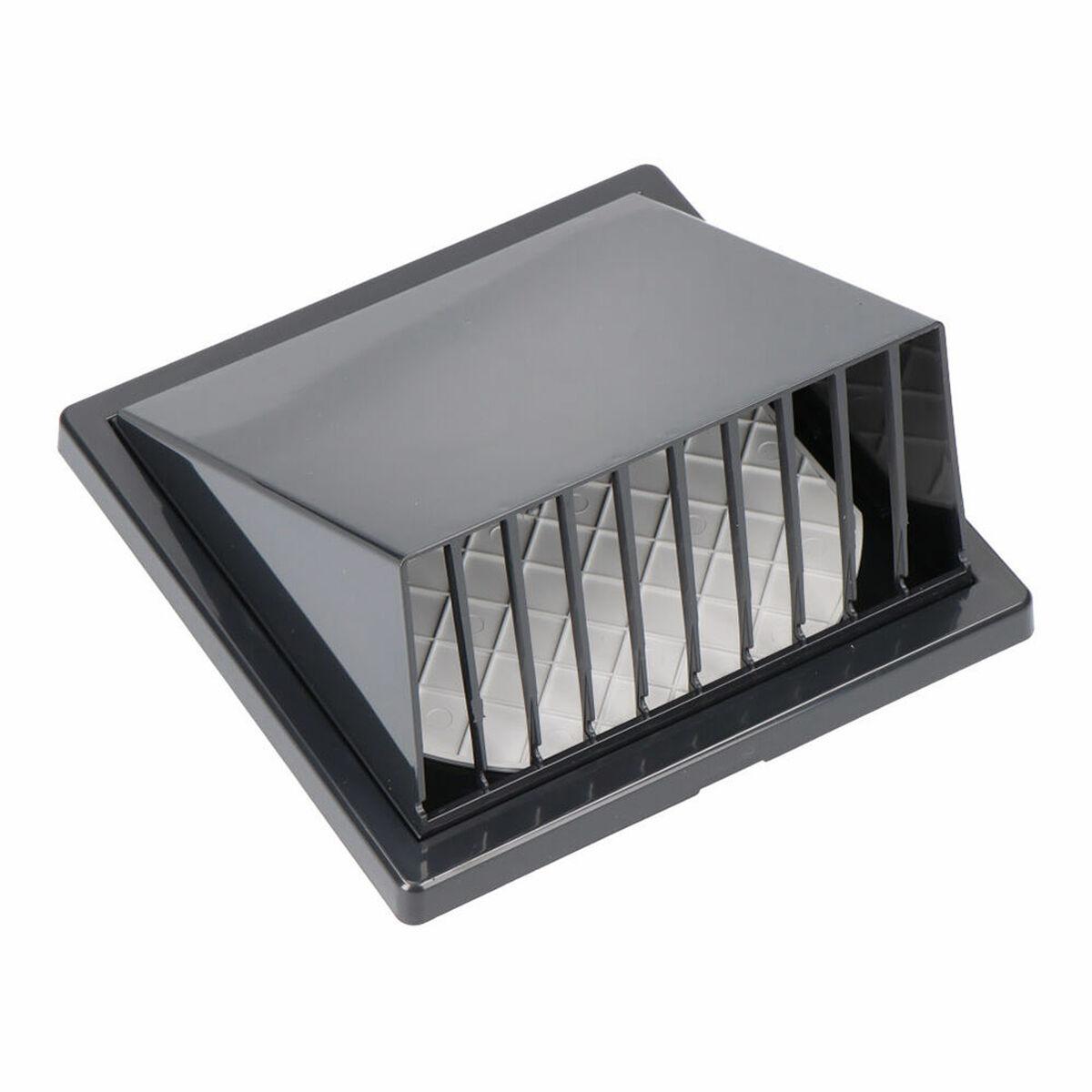 EDM Ventilationsgitter 87756 - Antracit, 12,5 × 17 × 17 cm