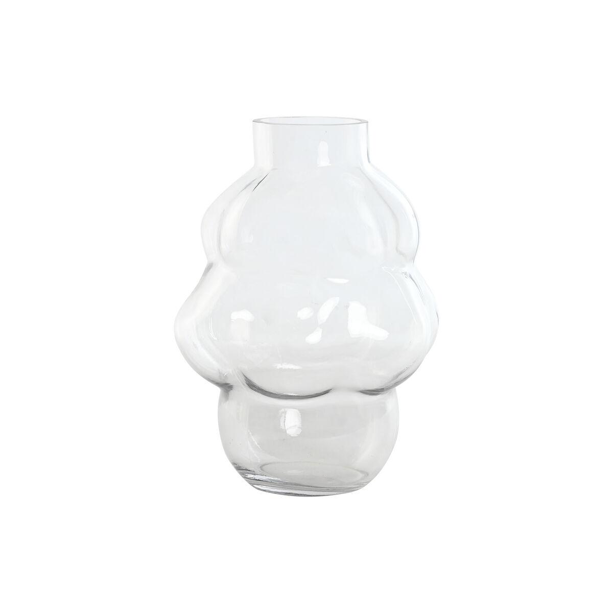 Vase Home ESPRIT Gennemsigtig Krystal 24 x 22 x 32 cm